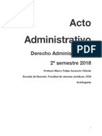 Acto Administrativo 2018