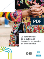 La Contribución de La Cultura Al Desarrollo Económico en Iberoamérica