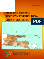 Ringkasan Eksekutif Statistik Potensi Desa Jawa Timur 2014