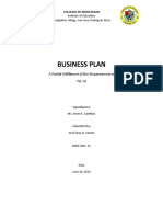 Business Plan: A Partial Fulfillment of The Requirements in Tle 2A