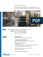 Next Generation Rack Loader & Unloader System: Number of Tiers: Racks: Pallet Size