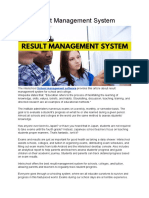 Result Management System