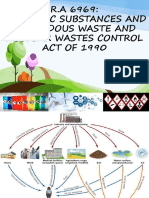 R.A 6969: Toxic Substances and Hazardous Waste and Nuclear Wastes Control ACT OF 1990