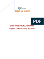 Capstone Project Report: Report 4 - Software Design Document