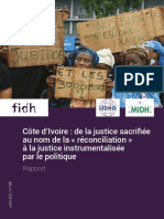 Rapport Côte D'ivoire