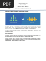 Population Vs Sample