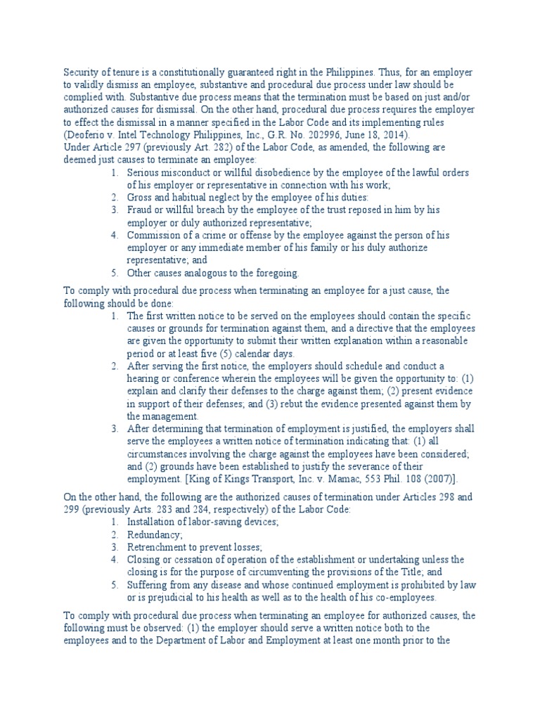 Substantive V Procedural Due Process