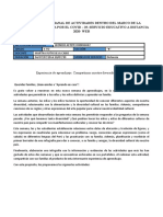 Planificador Semanal Aprendo en Casa - Lar-S14 - 06-07