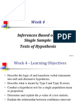 Hypothesis Testing Process