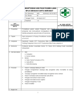 7.1.1.1 Sop Pendaftaran Ugd Pagi Pasien Lama BPJS Dengan Kartu Berobat