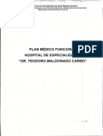 Plan Medico Funcional HTMC