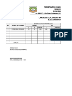 Format Laporan Kunjungan PKM Molawe