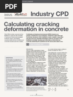 Calculating Cracking Deformation in Concrete: Industry CPD