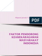 Faktor Keberagaman