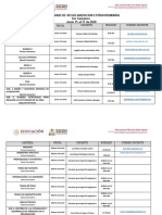 Calendario de Evaluacion Extraordinaria Junio 2020