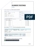 Document Postings: Post GL Transaction (GL To GL Posting)