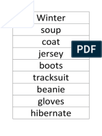 Winter Soup Coat Jersey Boots Tracksuit Beanie Gloves Hibernate