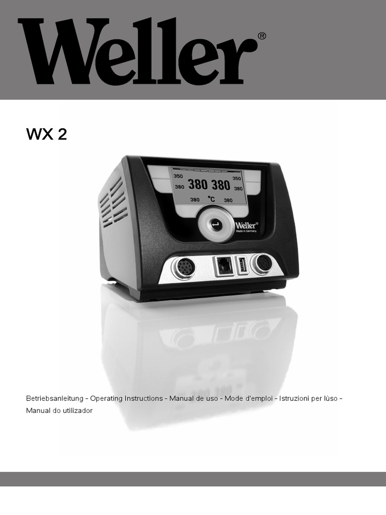 Weller WX2 | PDF