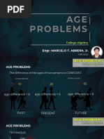 Age Problems with Solutions and Quiz | PDF | Speed | Teaching Mathematics