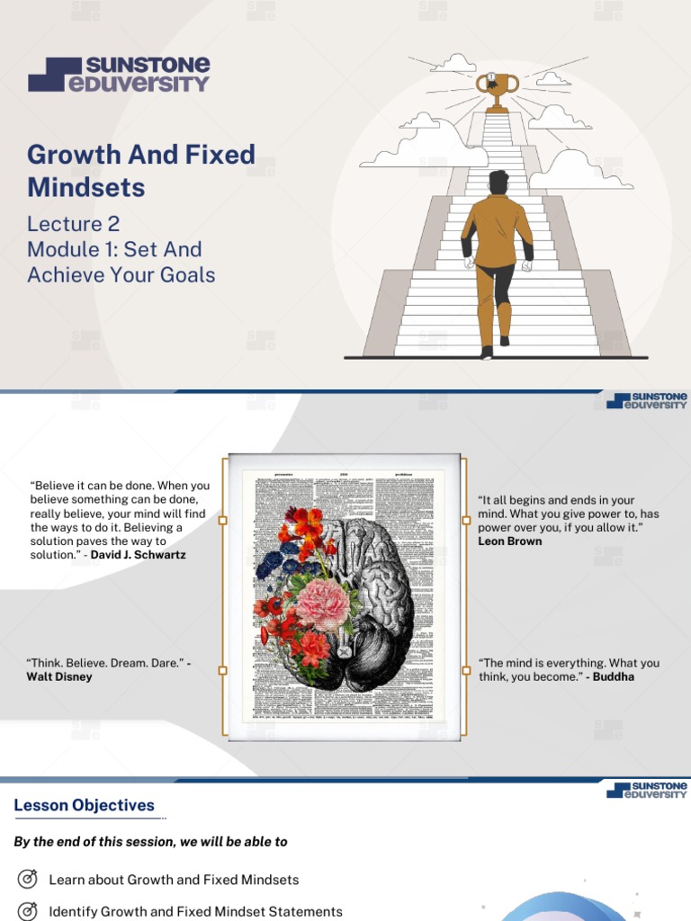 Growth vs Fixed Mindset Overview | PDF | Mindset | Cognition