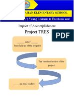 Project TRES: Impact of Accomplishment
