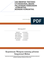 KLP 8 Keputusan Menpan Tentang Jabatan Fungsional Bidan