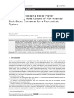 Robust Back-Stepping Based Higher Order Sliding Mode Control of Non-Inverted Buck-Boost Converter For A Photovoltaic System