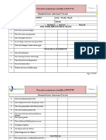 Ees - Preventive Maintenance Checklist