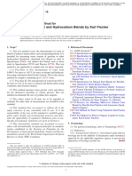Standard Test Method For Water in Ethanol and Hydrocarbon Blends by Karl Fischer Titration