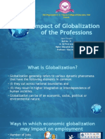Impact of Globalization of The Professions: Shri Bapusaheb D. D. Vispute College of Education, New Panvel