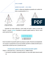 Breviar Teoretic - Trunchi de Piramida Regulata