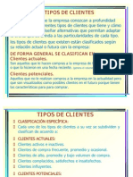 CLASIFICACIÓN DE LOS CLIENTES ACTUALES Y POTENCIALESs