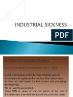 L-18, Industrial Sickness