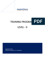 Training Program - 2 Level - 0: Mahesh Patel