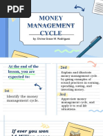 Business Finance - Money Management Cycle