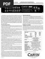 Carvin Engineering Data: Receiving Inspection