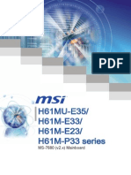 Msi H61m-E23 (b3) User Manual