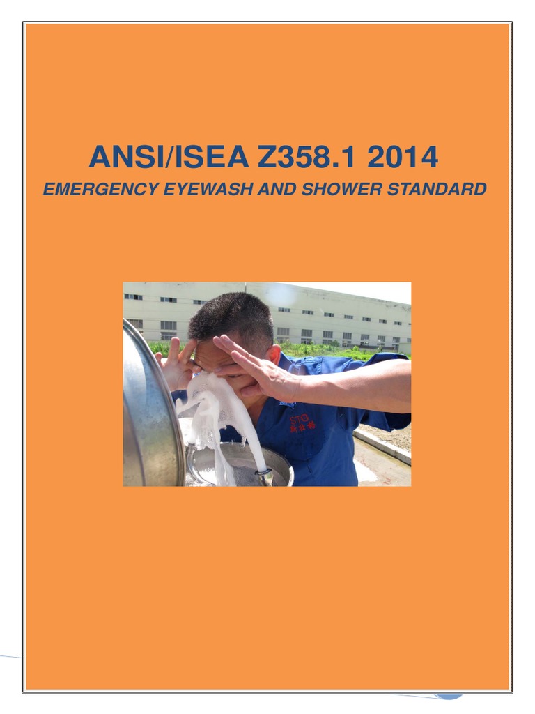 Emergency Eyewash and Shower Standard ANSI ISEA Z358.1 2014 PDF