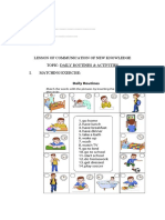 Handout 5TH Grade - Daily Routines