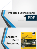 Lecture Slide On Batch Process
