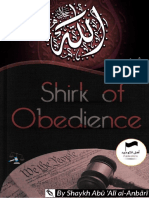 Shirk of Obedience Explained
