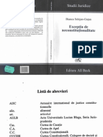 Excepţia de Neconstituţionalitate - B.S.-Guţan - 2005