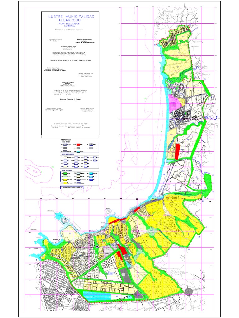 Plan Regulador Comunal de Algarrobo | PDF
