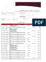 Mr. Honnuraswamy T: Transaction Details