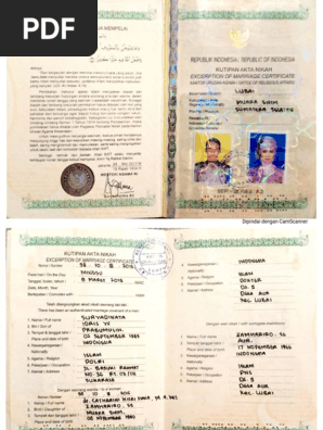 Buku Nikah
