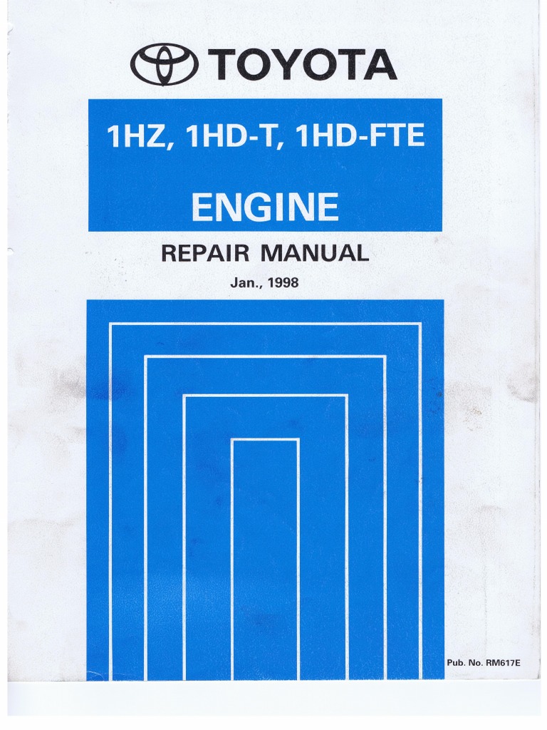 ランクル70　80修理マニュアル1HZ　1HD-T　１HD-FT　１HD-FTE Yahoo!オークション - ランクル 70 80【 1PZ 1HZ 1HD-T エンジン修理書