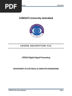 CPE324 Digital Signal Processing