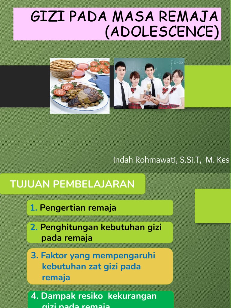 Gizi Remaja Pdf