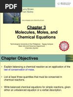 Chapter 3 Molecules Moles and Chemical Equations PDF ECE A