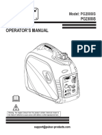 Operator'S Manual: Model: PG2000iS